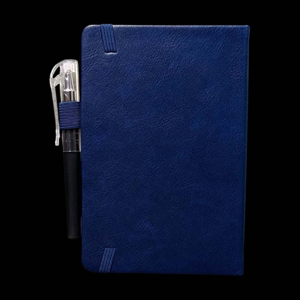 Royal Blue Tree of Life Embossed Small Hardcover Lined Journal with Pen - Picture 6 of 6